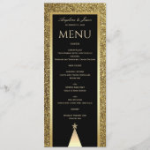 Weihnachtsfeier Menükarte (Vorderseite)