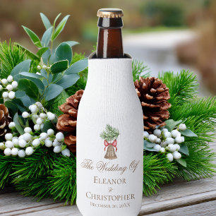 Weihnachtsfeier Minimalistischer Feiertag Hochzeit Flaschenkühler