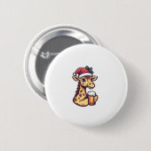 Weihnachtsfeier mit Bier-Comic Button (Vorne & Hinten)