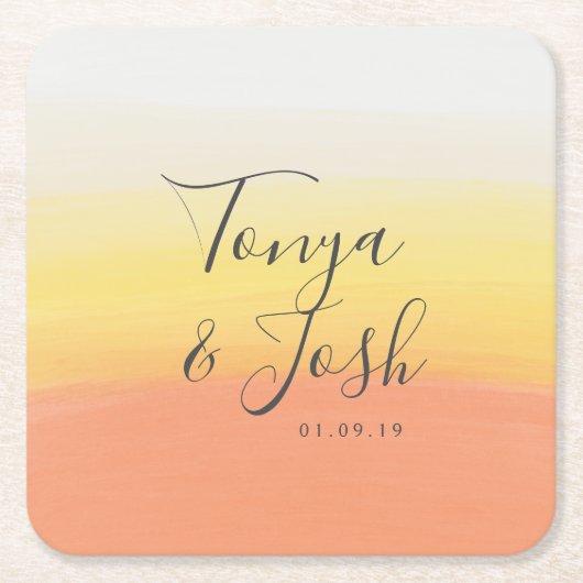 Weihnachtsfeier mit Candy Corn Rechteckiger Pappuntersetzer (Vorderseite)