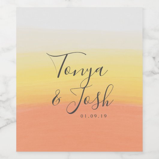 Weihnachtsfeier mit Candy Corn Weinetikett (Einzelnes Label)