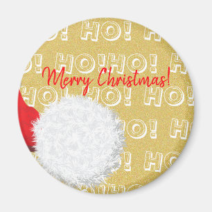 Weihnachtsfeier mit dem Weihnachtsmann Magnet