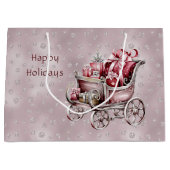 Weihnachtsfeier mit Geschenken Weihnachtsgeschenk Große Geschenktüte (Vorderseite)