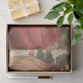Weihnachtsfeier mit Holly & Red Berries Decoupage Seidenpapier (Geschenk)