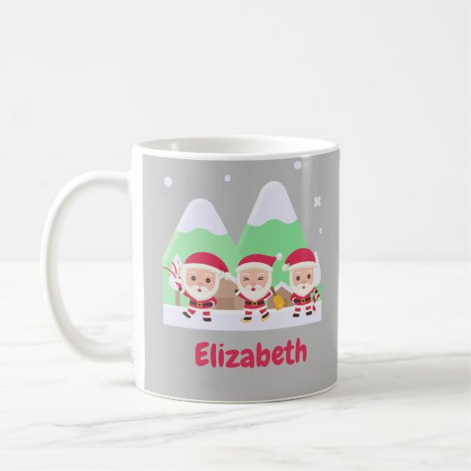 Weihnachtsfeier mit Ihrem Namen C Kaffeetasse (Links)