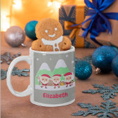Weihnachtsfeier mit Ihrem Namen C Kaffeetasse