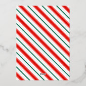 Weihnachtsfeier mit Nussknacker Folieneinladung (Rückseite)