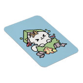 Weihnachtsfeier mit Purr-ty-Time Cat Magnet (Rechte Seite)