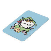 Weihnachtsfeier mit Purr-ty-Time Cat Magnet (Linke Seite)