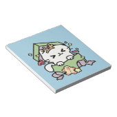 Weihnachtsfeier mit Purr-ty-Time Cat Notizblock (angewinkelt)