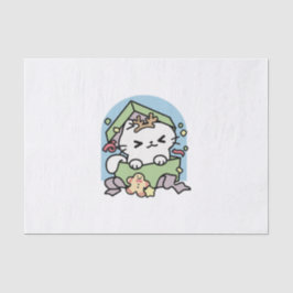 Weihnachtsfeier mit Purr-ty-Time Cat Seidenpapier