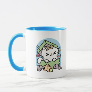 Weihnachtsfeier mit Purr-ty-Time Cat Tasse