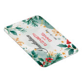 Weihnachtsfeier mit Wasserfarbe Einladung mit Holl Magnet (Rechte Seite)