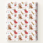 Weihnachtsfeier mit Yorkie Notizblock (Rückseite)