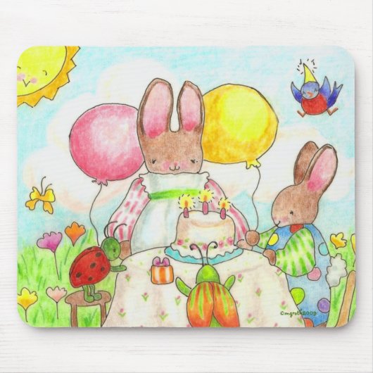 Weihnachtsfeier Mousepad (Vorne)