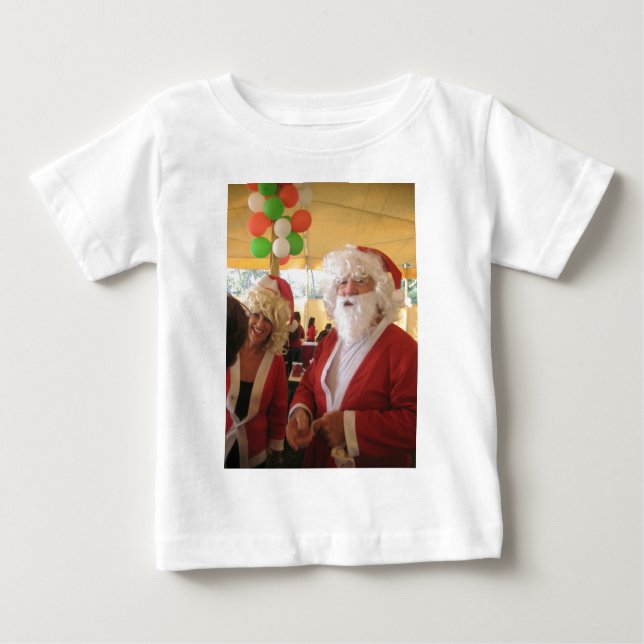 Weihnachtsfeier & Mrs. Claus - Feierlichkeiten Baby T-shirt (Vorderseite)