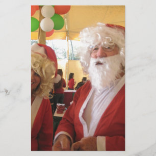 Weihnachtsfeier & Mrs. Claus - Feierlichkeiten Briefpapier