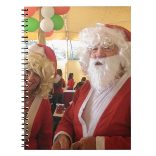 Weihnachtsfeier & Mrs. Claus - Feierlichkeiten Notizblock (Vorderseite)