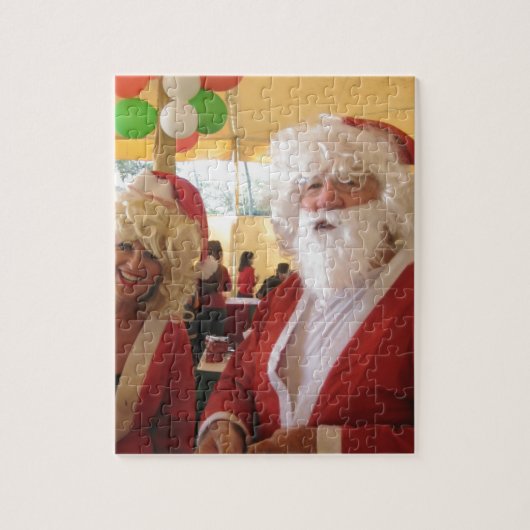 Weihnachtsfeier & Mrs. Claus - Feierlichkeiten Puzzle (Vertikal)