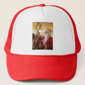 Weihnachtsfeier & Mrs. Claus - Feierlichkeiten Truckerkappe (Vorderseite)