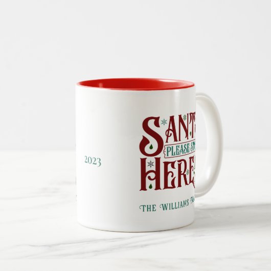 Weihnachtsfeier nach Maß Tasse (VorderseiteRechts)