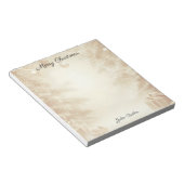 Weihnachtsfeier Notizblock (angewinkelt)