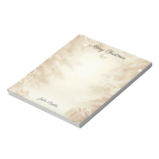 Weihnachtsfeier Notizblock (Rotiert)