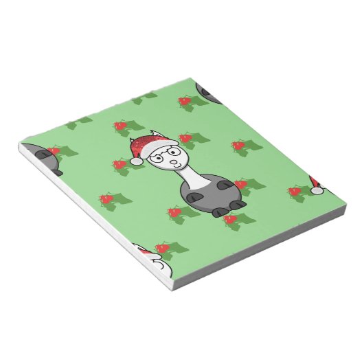 Weihnachtsfeier Notizblock (angewinkelt)