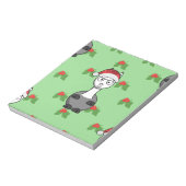 Weihnachtsfeier Notizblock (Rotiert)