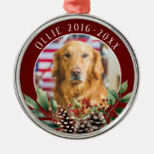 Weihnachtsfeier Ornament Aus Metall (Vorne)