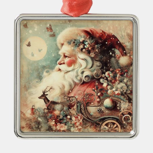 Weihnachtsfeier Ornament Aus Metall (Vorne)