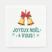 Weihnachtsfeier-Papier-Servietten – Festliche Feie Serviette (Vorderseite)