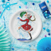 Weihnachtsfeier-Papierteller Pappteller (Party)