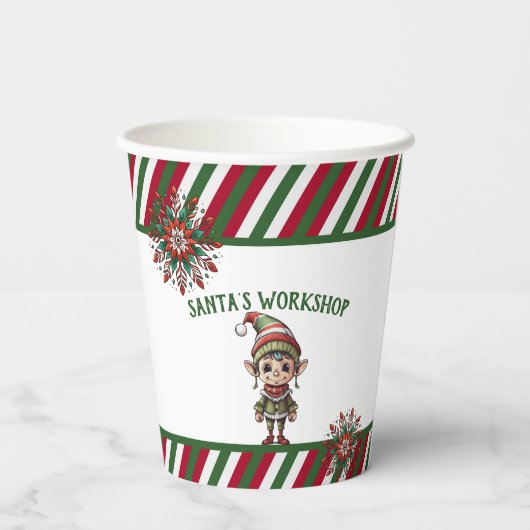 Weihnachtsfeier Pappbecher (Rückseite)