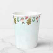 Weihnachtsfeier Pappbecher (Rückseite)