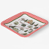 Weihnachtsfeier Pappteller (Gewinkelt)