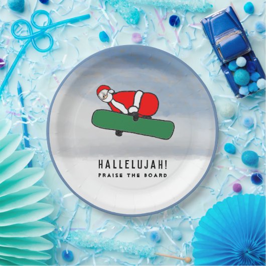 Weihnachtsfeier Pappteller (Party)
