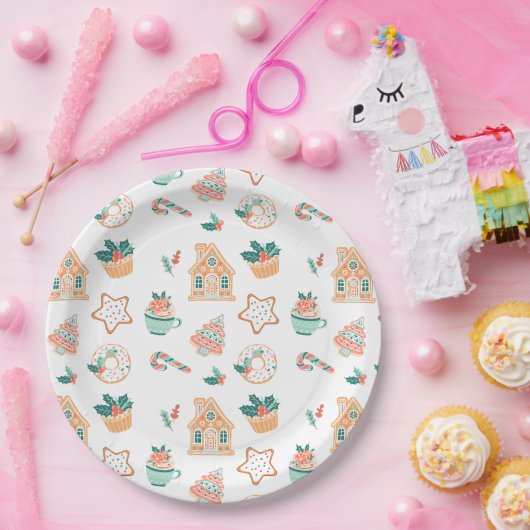 Weihnachtsfeier Pappteller (Party)