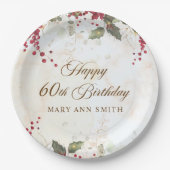 Weihnachtsfeier Pappteller (Vorderseite)