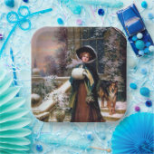 Weihnachtsfeier Pappteller (Party)