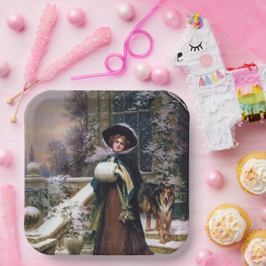 Weihnachtsfeier Pappteller (Party)