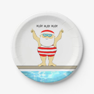 Weihnachtsfeier Pappteller