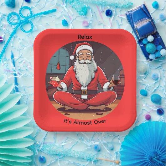 Weihnachtsfeier Pappteller (Party)