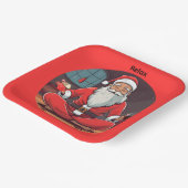 Weihnachtsfeier Pappteller (Gewinkelt)