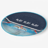 Weihnachtsfeier Pappteller (Schrägansicht)