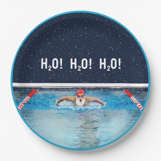 Weihnachtsfeier Pappteller (Vorderseite)