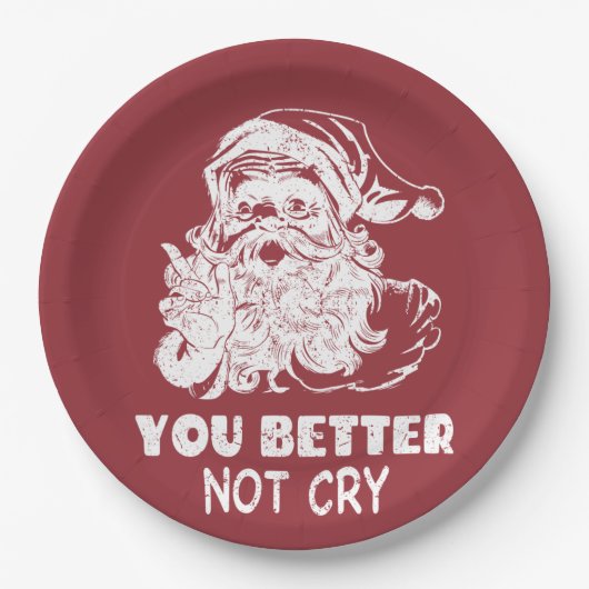 Weihnachtsfeier Pappteller (Vorderseite)