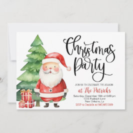 Weihnachtsfeier Party Einladung