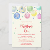 Weihnachtsfeier Party Einladung (Vorderseite)