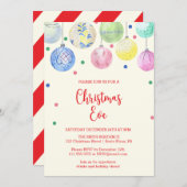 Weihnachtsfeier Party Einladung (Vorne/Hinten)